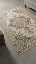 Distressed Persian Entry Rug