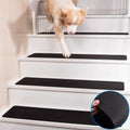 15pc Black Rubber Backed Stair Treads 30x8 Inch