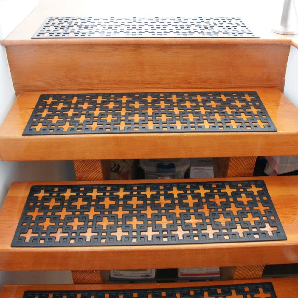 6pc Star Rubber Stair Treads