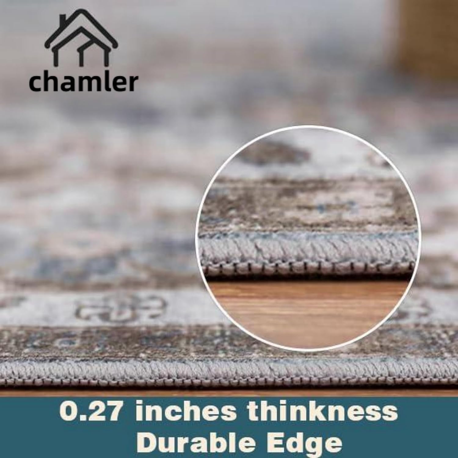 Chamler Vintage Floral Area Rug