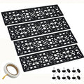 4pc Sunflower Rubber Non-Slip Stair Treads