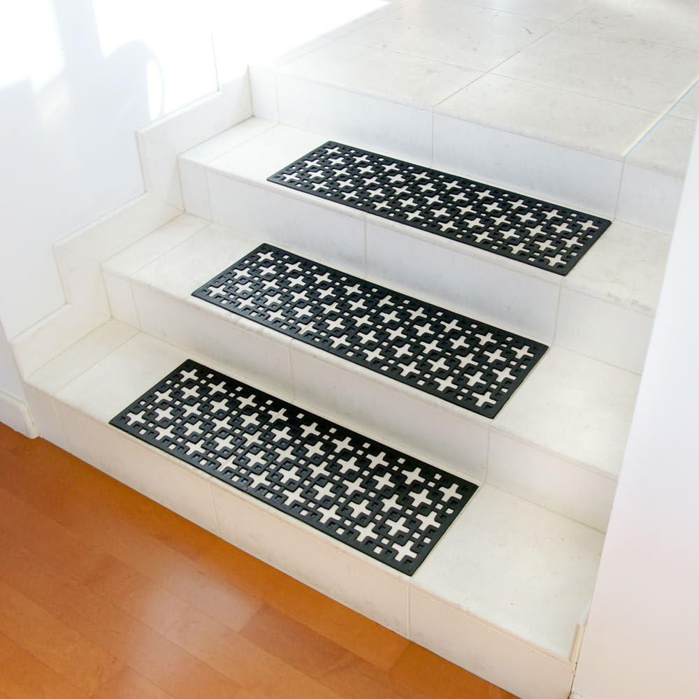 6pc Star Rubber Stair Treads