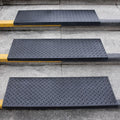 3pc Black Spurtar Rubber Stair Treads