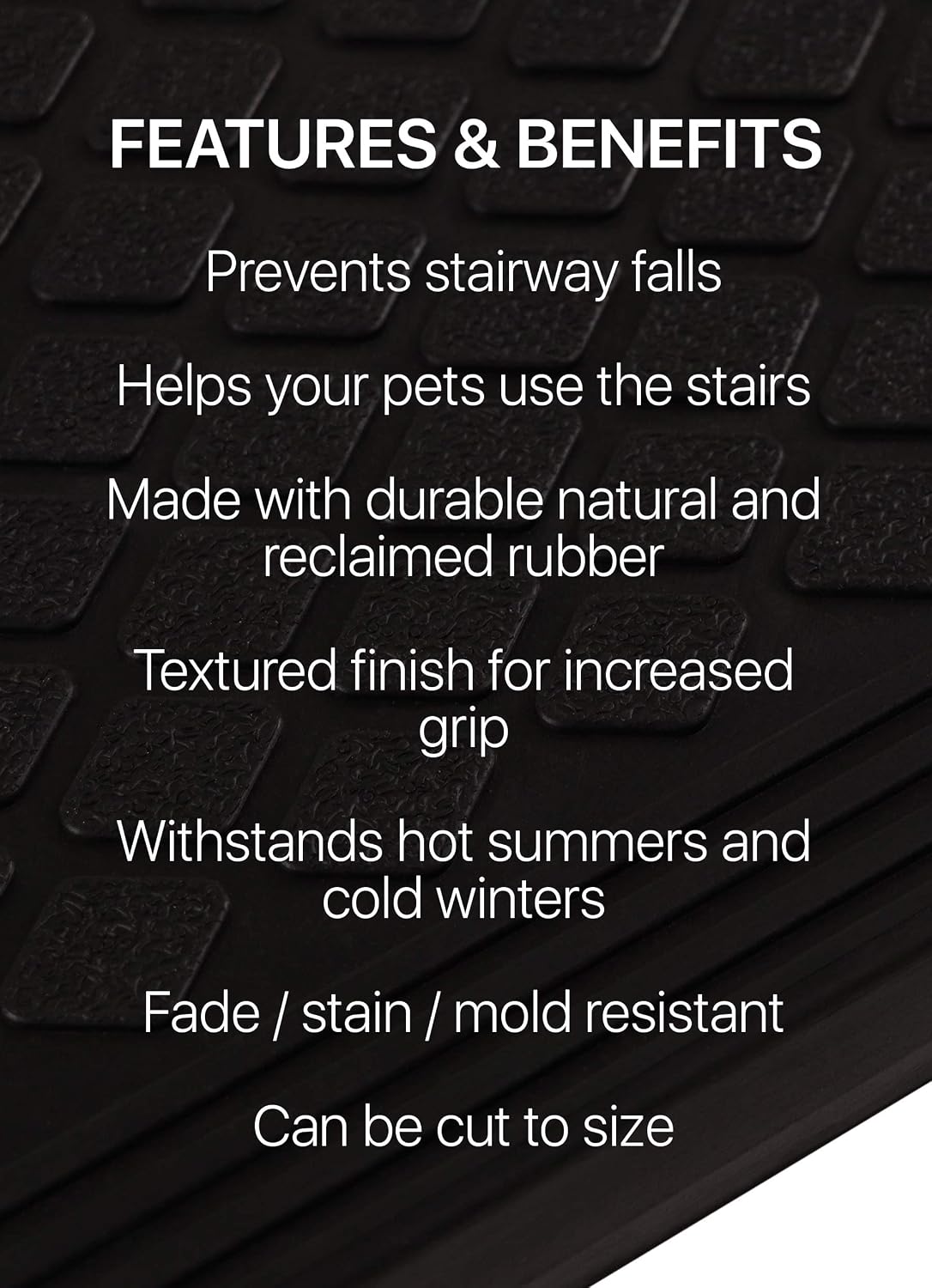5pc FINEHOUS Rubber Stair Treads