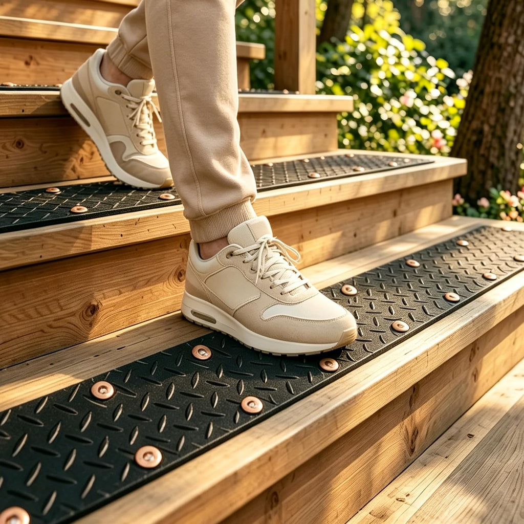 2pc Screw-On Rubber Stair Treads