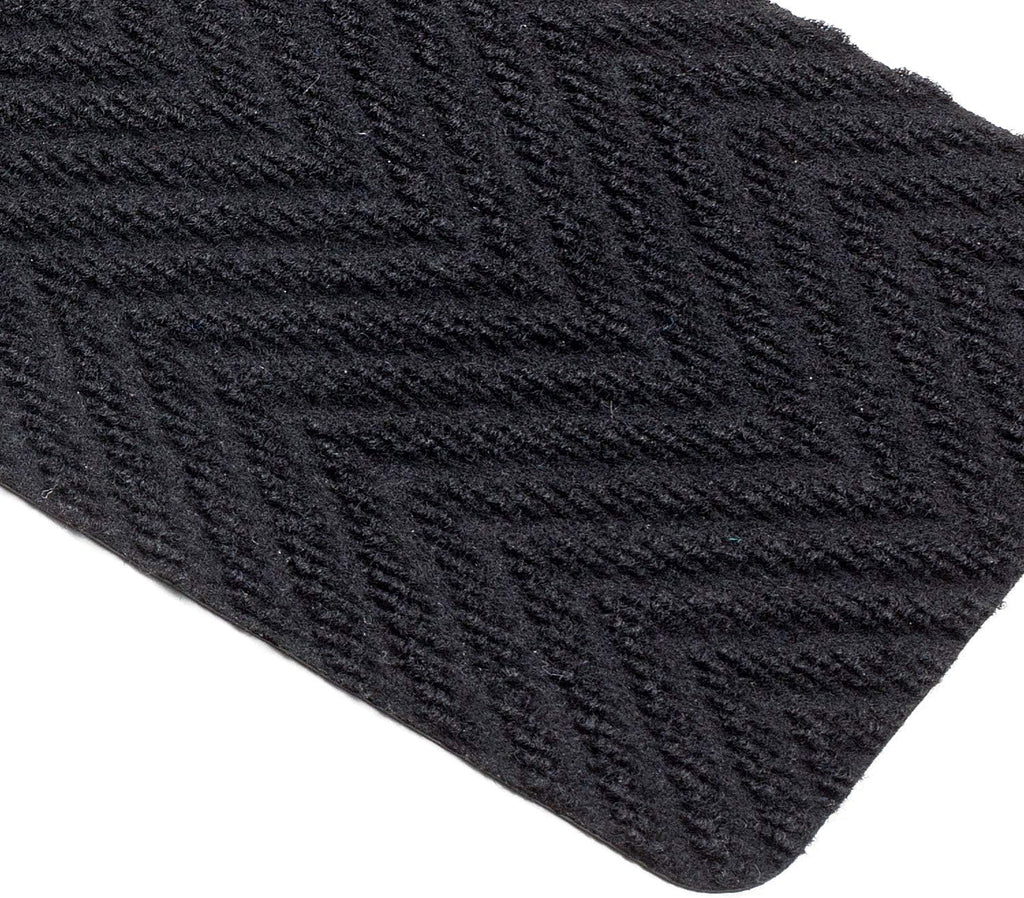 14pc Black Carpet Stair Treads