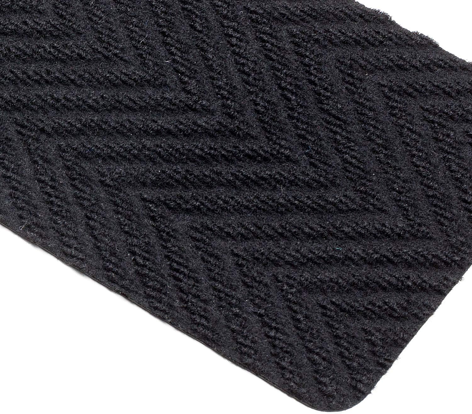14pc Black Carpet Stair Treads