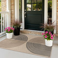 Rugalia Jute Boho Rainbow Rug