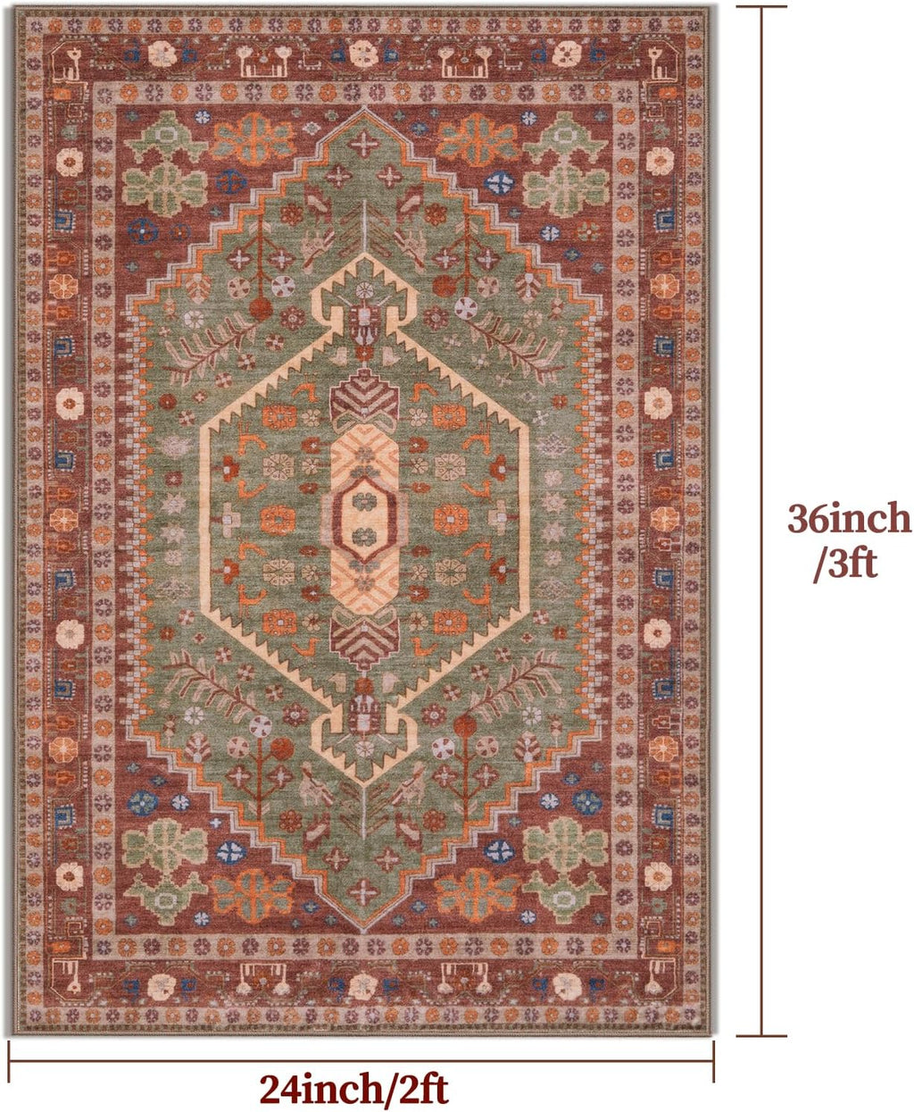 Ciicool Boho Small Area Rug