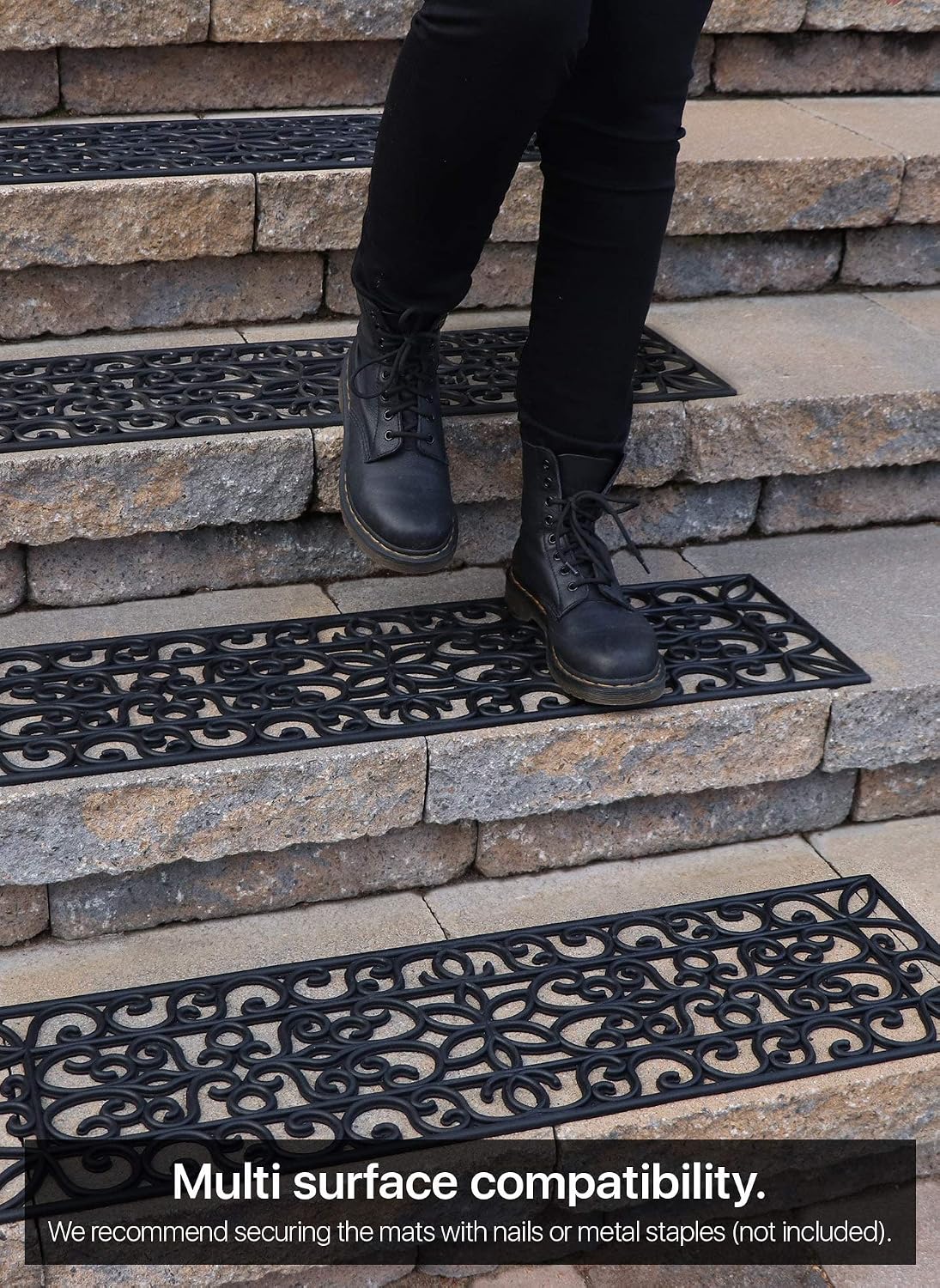 5pc FINEHOUS Rubber Stair Treads