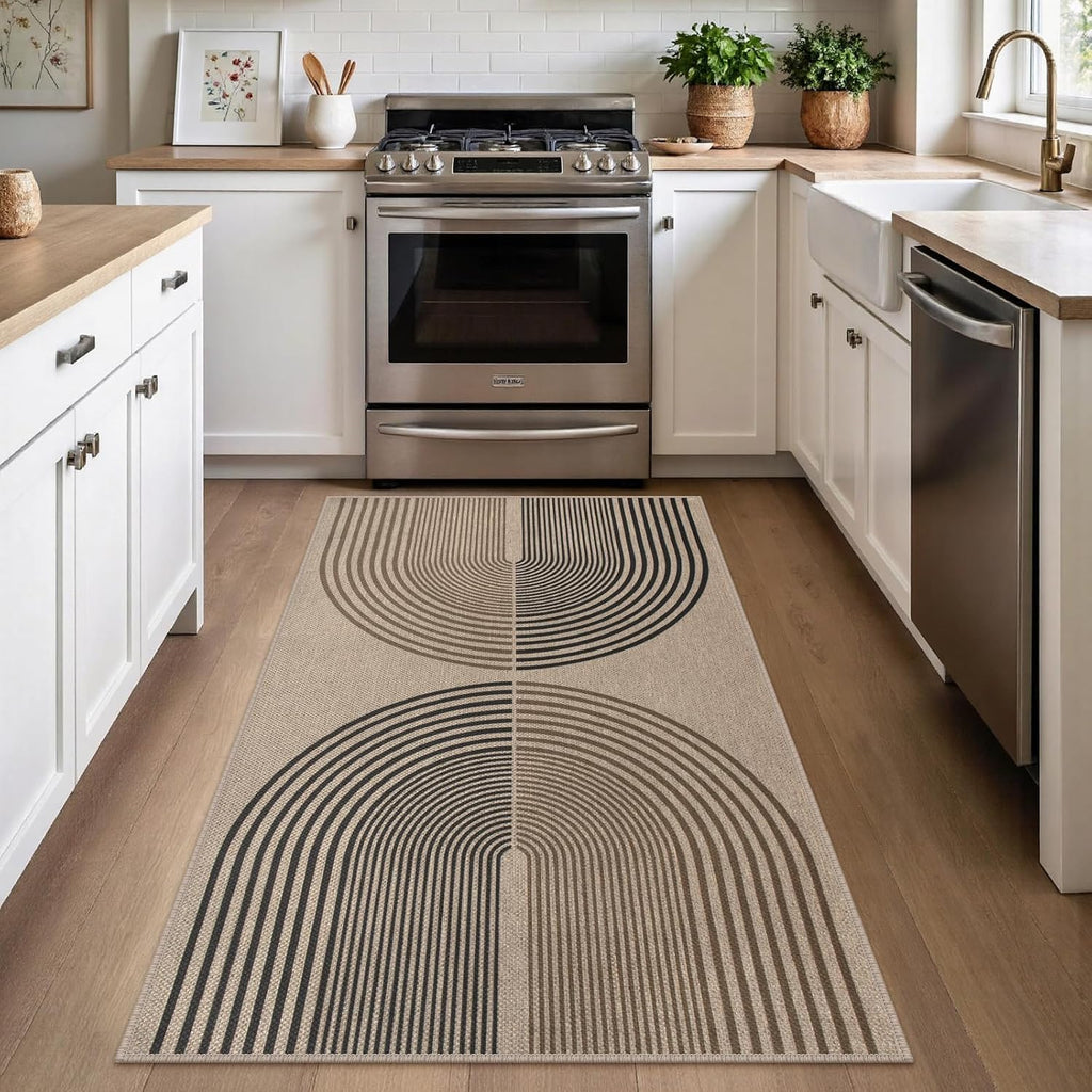 Rugalia Jute Boho Rainbow Rug
