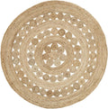 6ft VHC Brands Celeste Braided Jute Round Rug