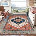 Lahome Boho Rust Large Area Rug
