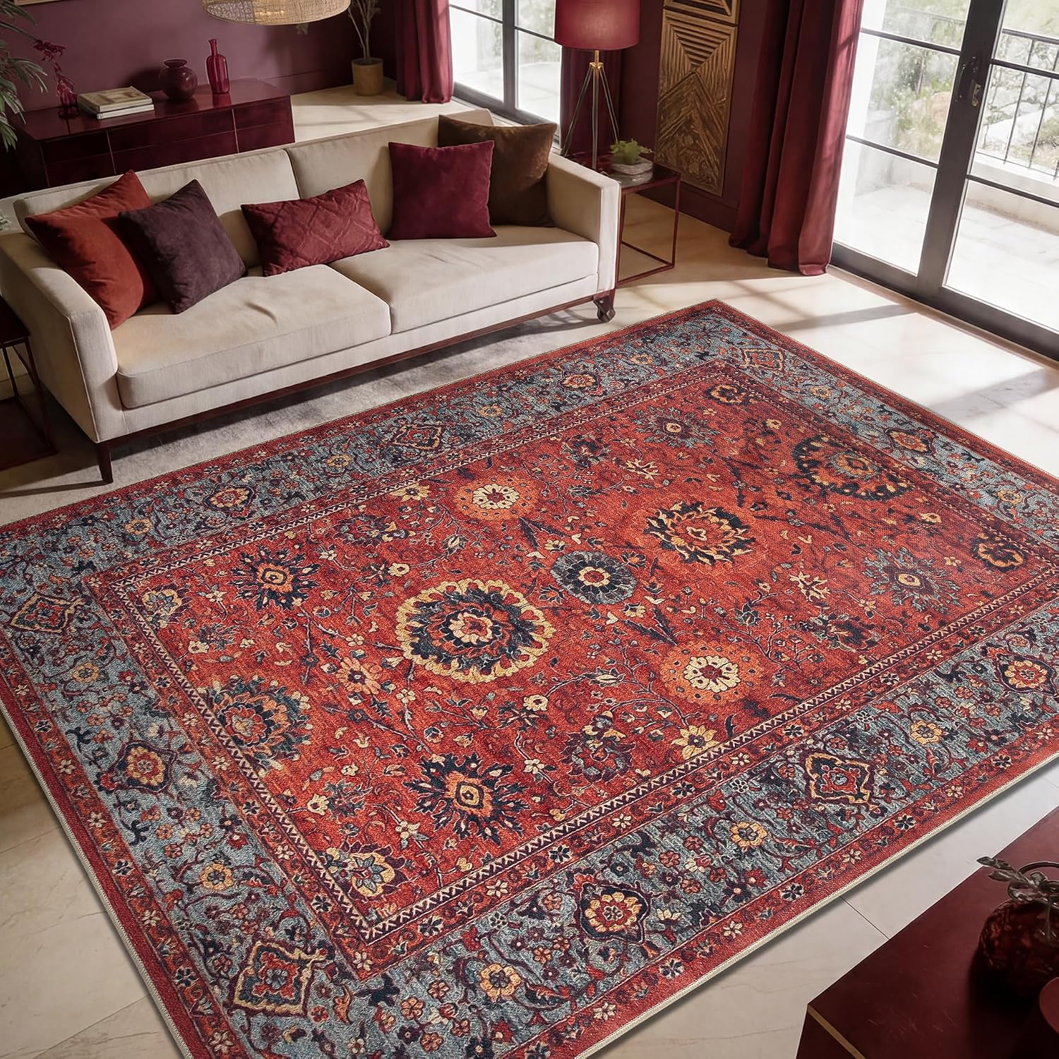Keen Home Vintage Washable Large Rug