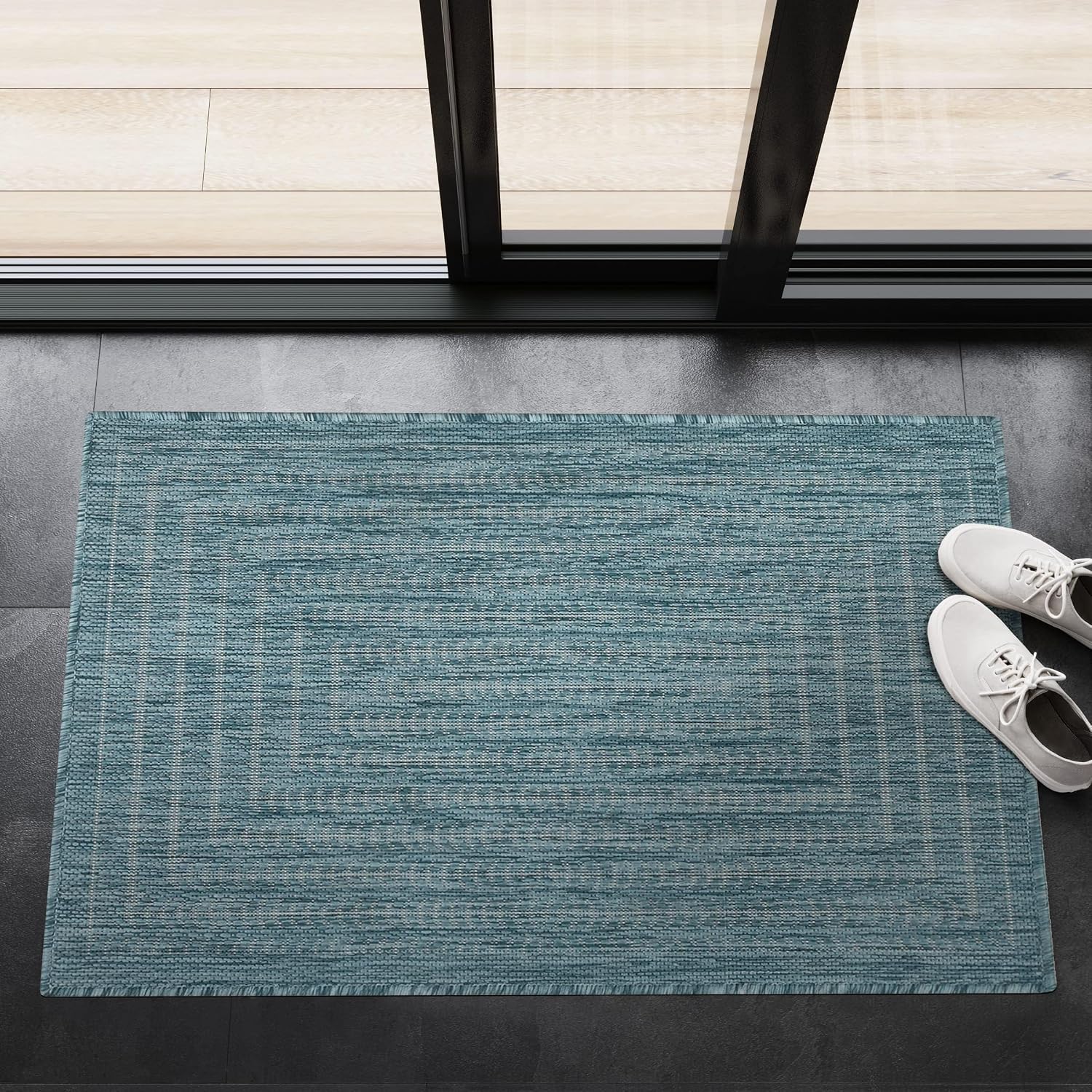 Adiva Aqua Weiss Area Rug