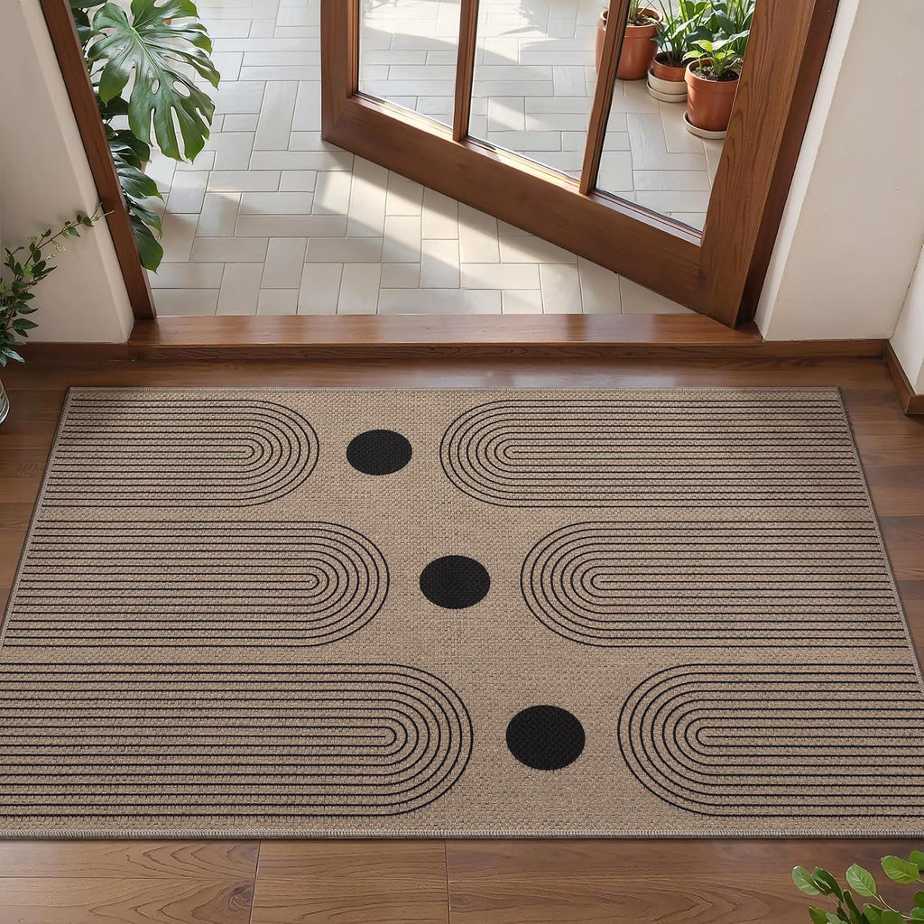 Tangsoo Jute Rainbow Area Rug