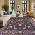 Kokia Nova Violet Floral Area Rug