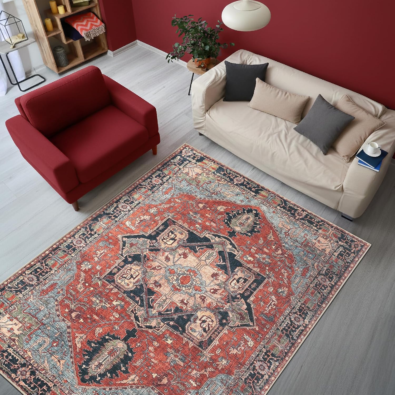 Keen Home Vintage Washable Rug