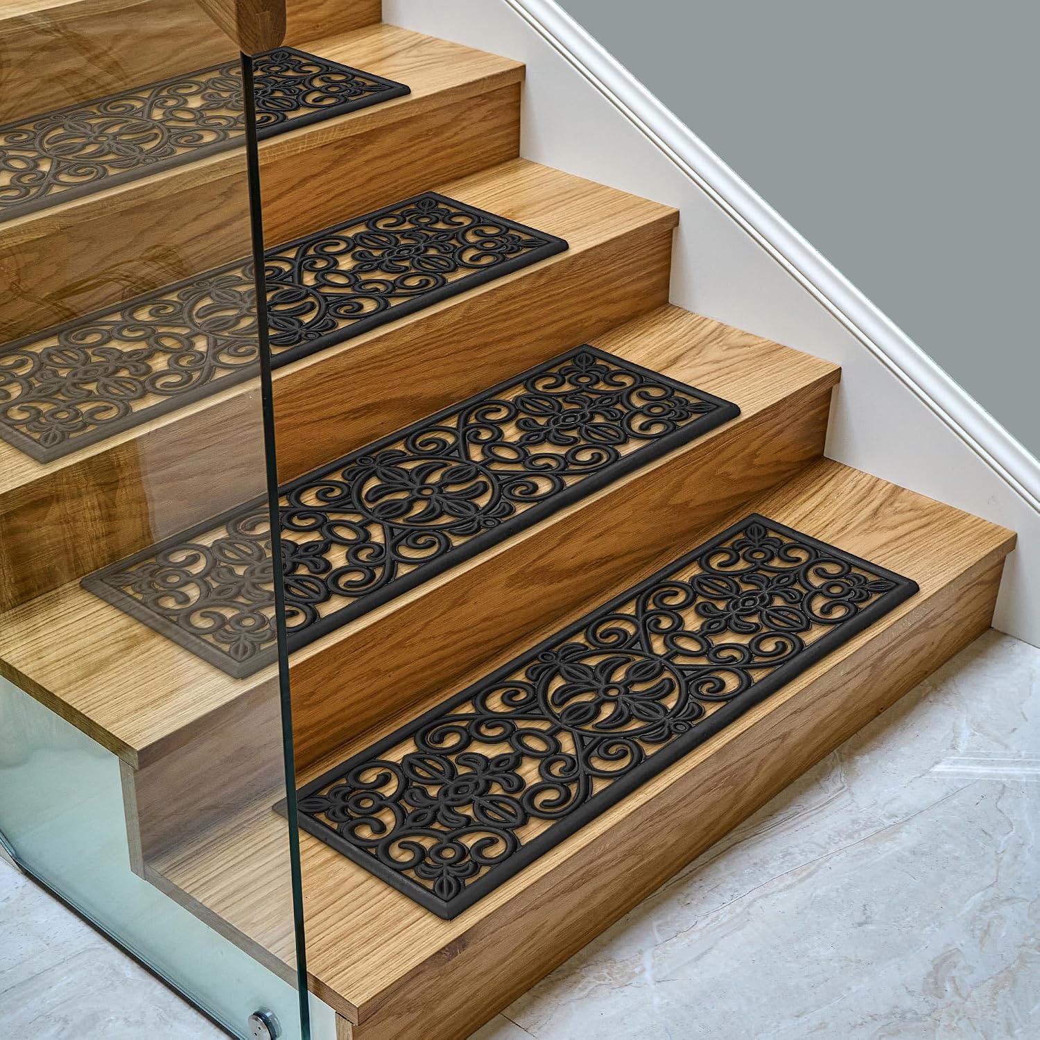5pc Ottomanson Rubber Stair Treads