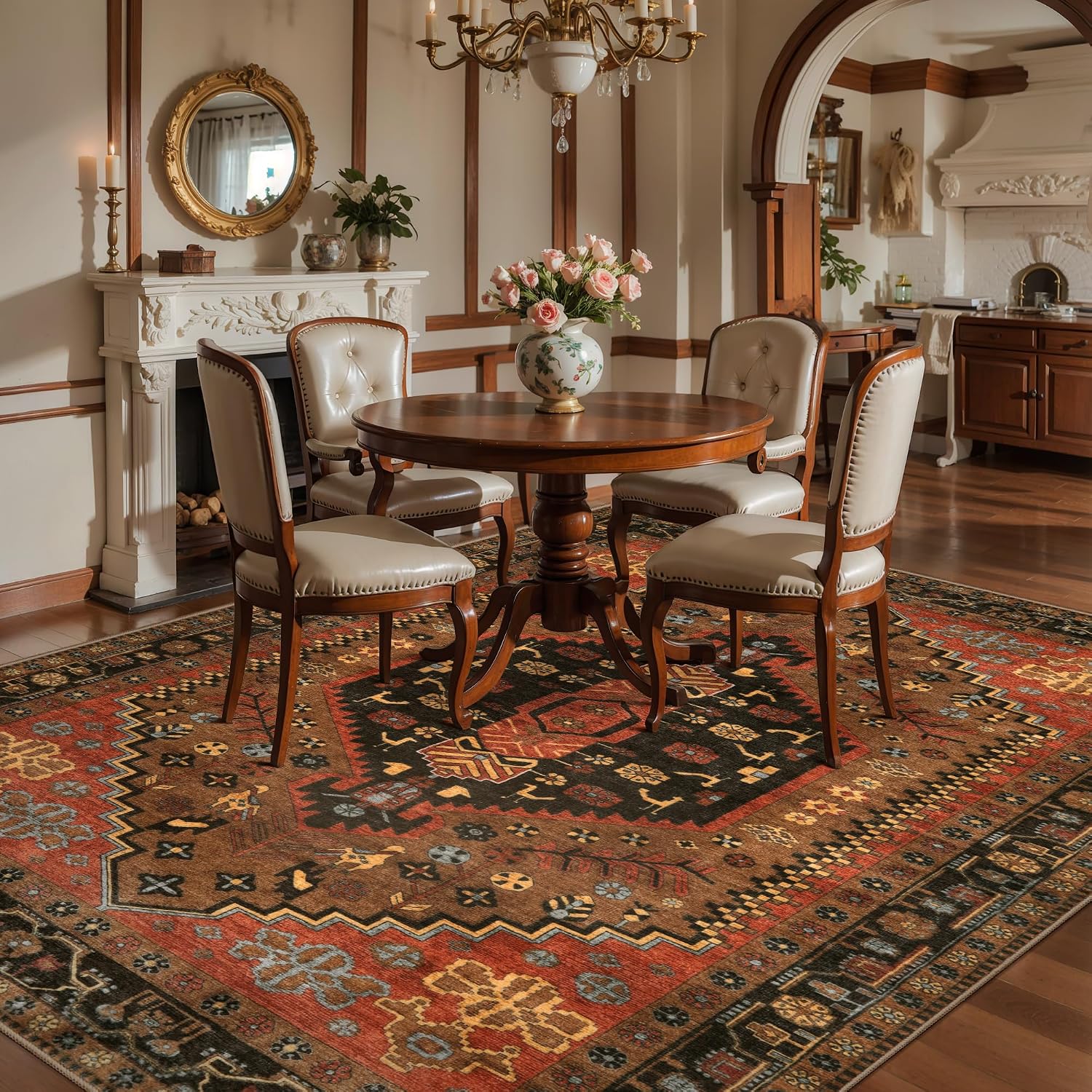 Ciicool Vintage Washable Area Rug