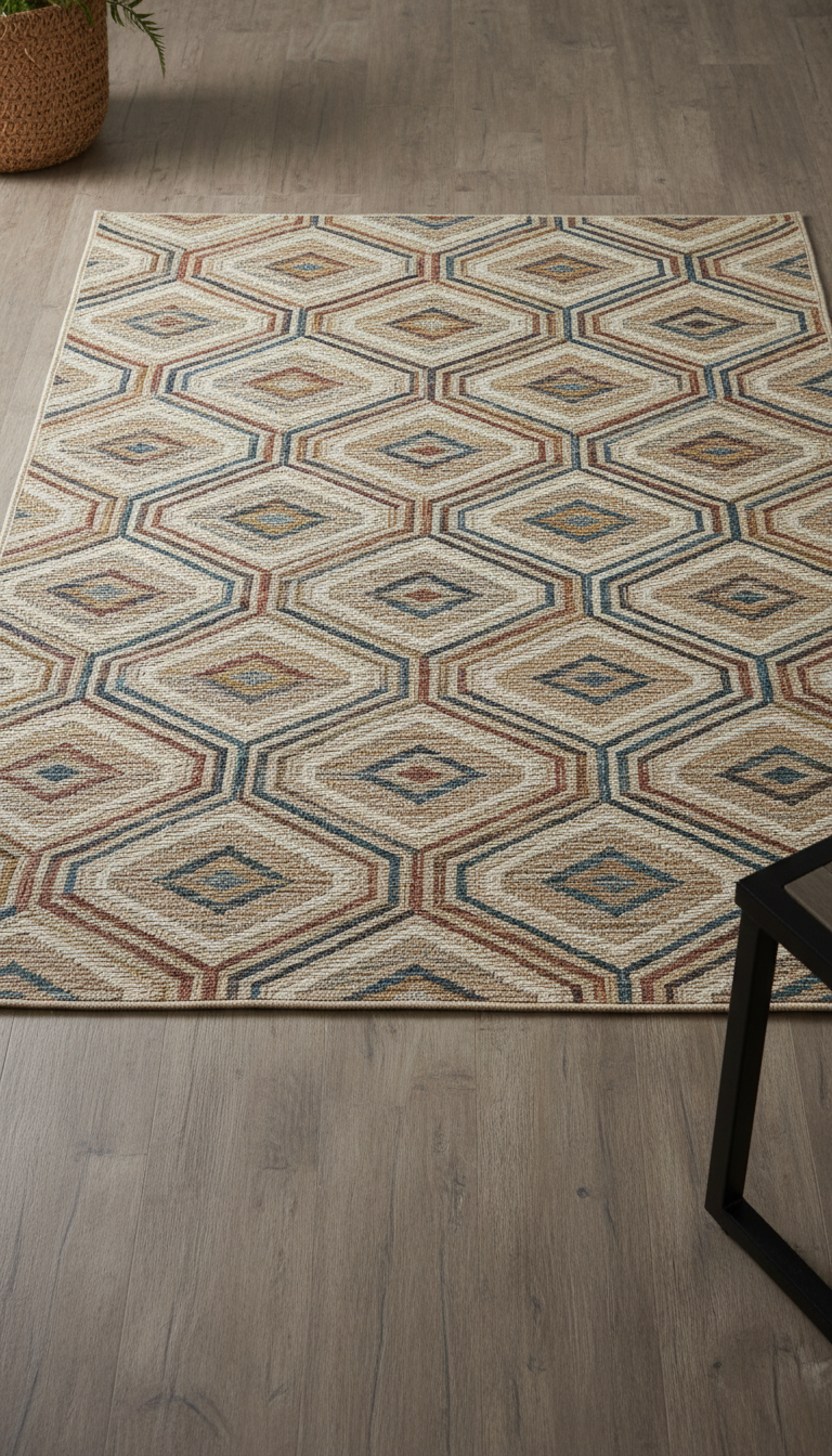 Weatherproof Balcony Rug Polyester
