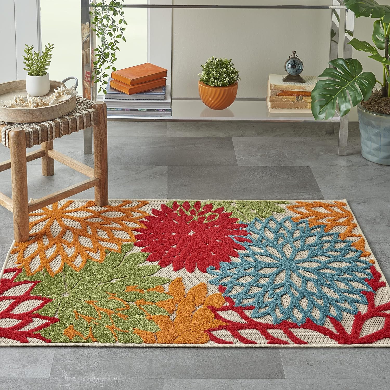 Nourison Aloha Green Area Rug