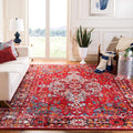 Vintage Hamadan Red Multi 8x10 Rug