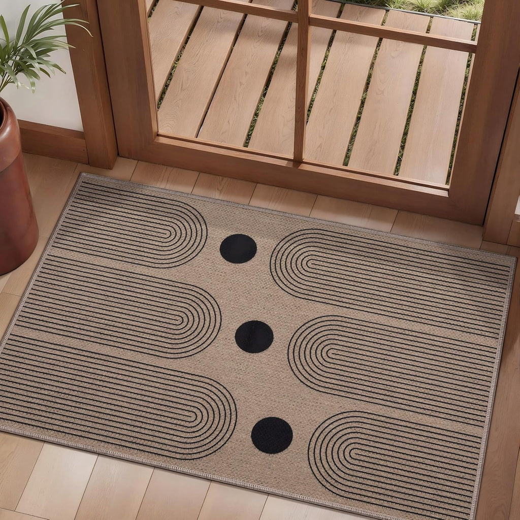 Tangsoo Jute Rainbow Area Rug