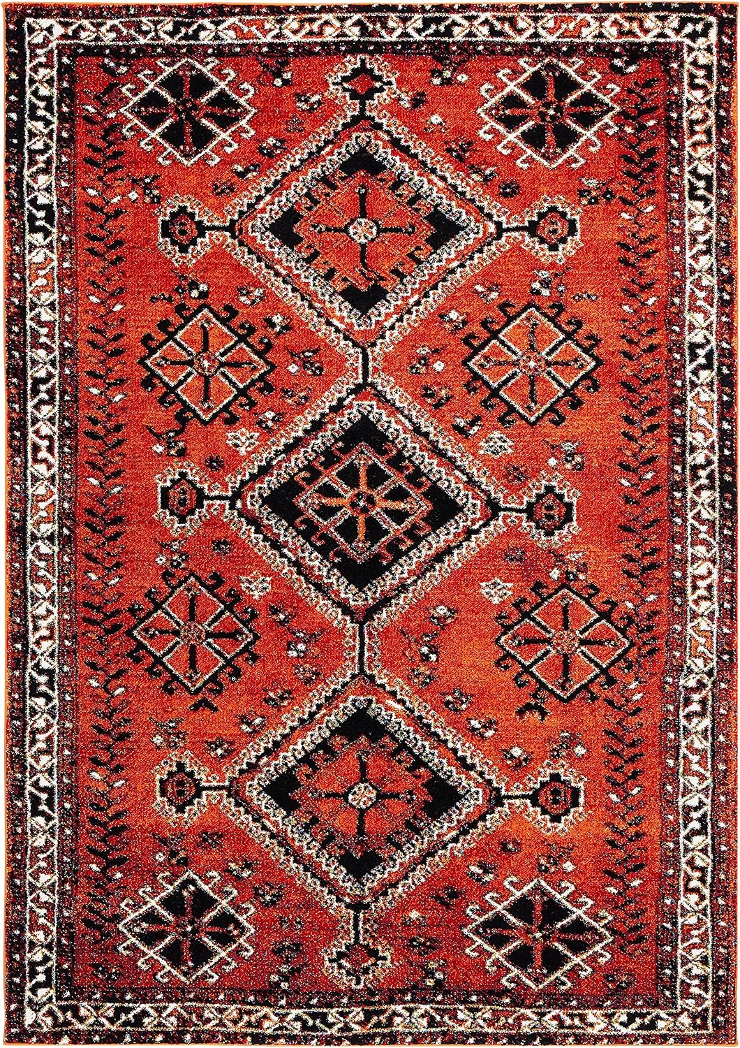 SAFAVIEH Vintage Hamadan Orange Red Rug