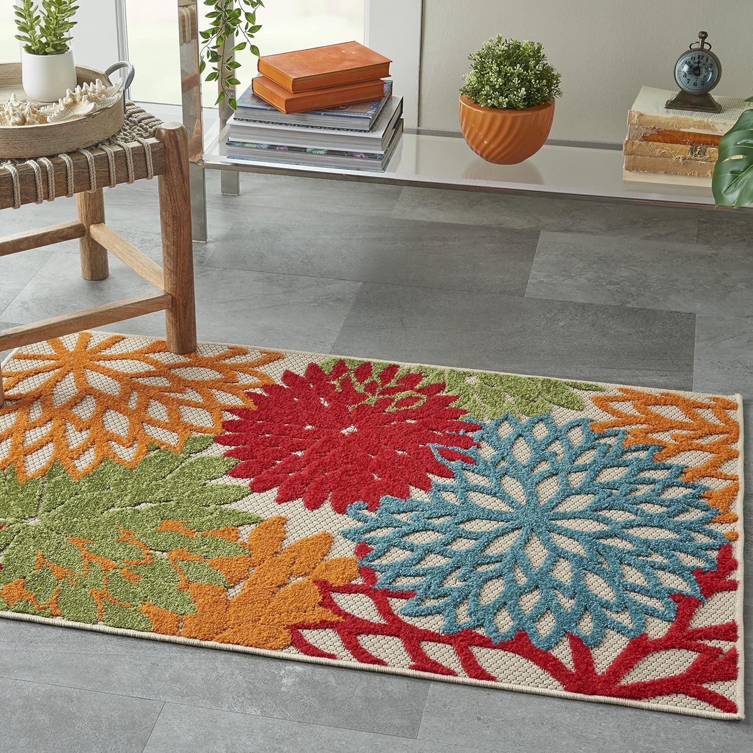 Nourison Aloha Green Area Rug